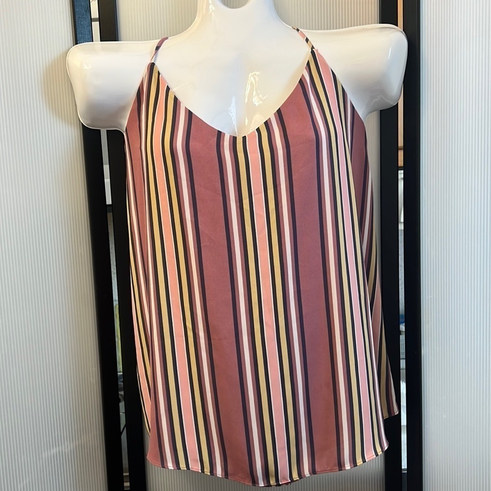 Pink Republic Cami. Pink Stripe. Size XXL